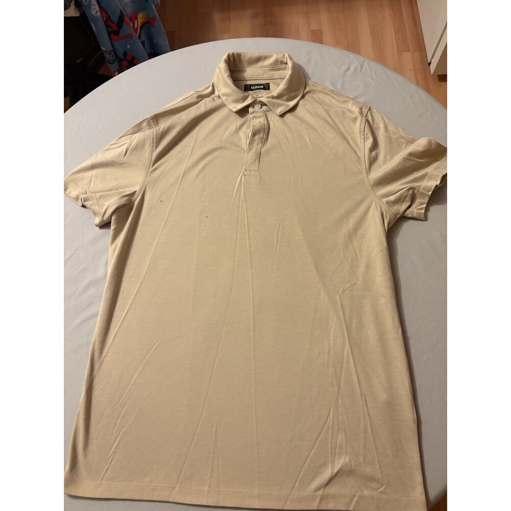 Alfani Men's Short Sleeve Polo Shirt Stretch, Size L